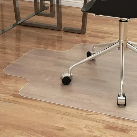 Alfombra Protector Piso Bajo Escritorio Antiraya Plastico 120x90cm