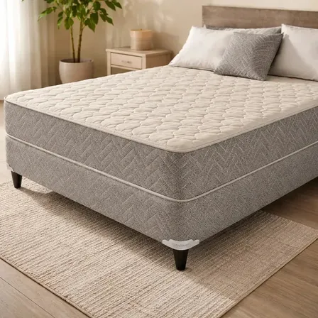 Sommier Y Colchon Resortes Soñador Bahamas 140x190 2 Plazas
