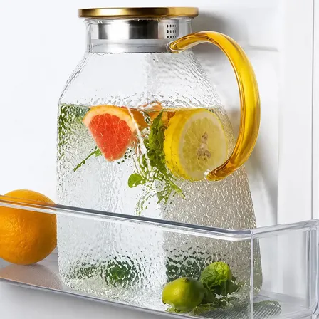 Jarra Vidrio Borosilicato 1,8 L Ideal Puerta Heladera Filula Transparente