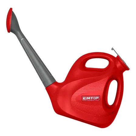 Regadera Plastica 9l Ultra Resistente Emtop Emkw1890 Color Rojo Y Azul