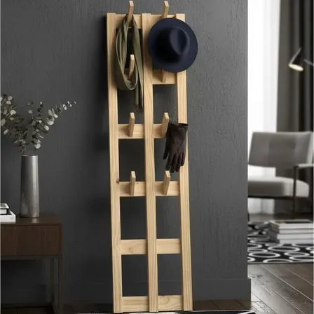 Organizador Perchero Nordico Exhibidor 1,45 X 40 Madera Ref Madera