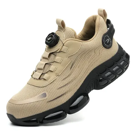 Zapatillas Seguridad Puntera Acero Hombre Caqui 42 Eu