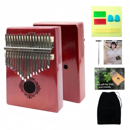Piano Kalimba Thumb De 17 Teclas, Teclado De Dedo, De Regalo Red