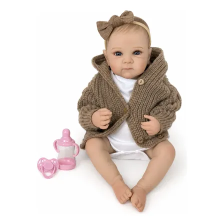 Muñeca Reborn Bzdoll 45cm Cuerpo Completo Vinilo