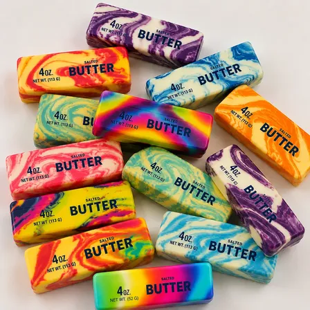 Squishy Butter Manteca Multicolor Juguete Anti Estrés