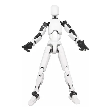 Muñeco Articulado Dummy 13 Colección Figura Accion Navidad Blanco