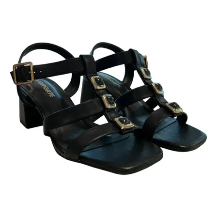 Zapatos Mujer Via Marte Modelo 171-034-01 Negro Liso 36 Ar