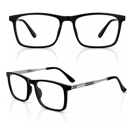 Anteojos Ópticos Rectangulares Livianos Con Lentes Graduar
