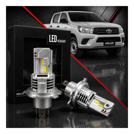 Lamparas Cree Led H4 Alta Gama Toyota Hilux 80.000 Lumenes