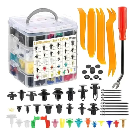 Kit De 1240 Grampas Y Sujetadores Autos Y Camionetas