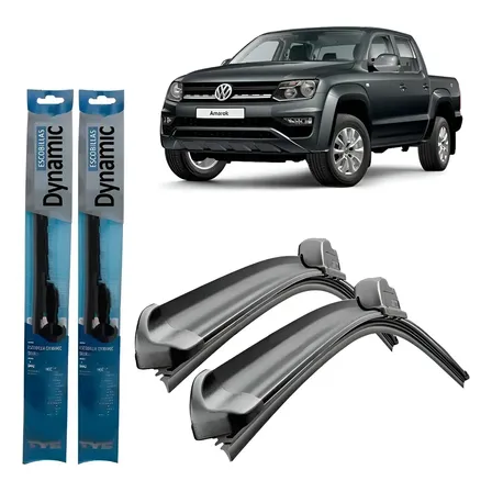Juego Kit Escobillas Volkswagen Amarok 2009 2026 Negro