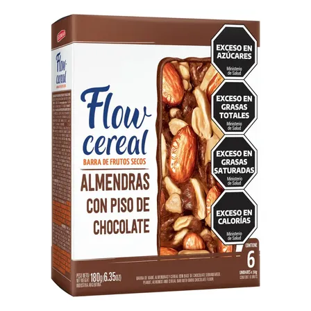 Caja X6 Unidades Barra Cereal Sabor Chocolate Georgalos