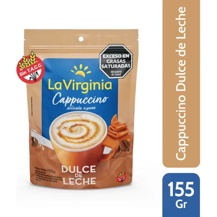 La Virginia Cappuccino Dulce De Leche Doypack 155g
