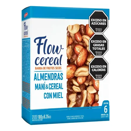 Caja X6 Barras Cereal Flow 180g Georgalos