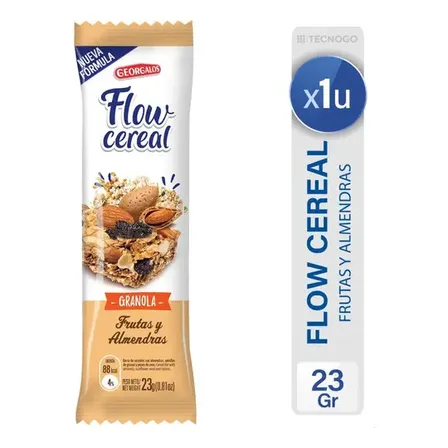 Barra Cereal Georgalo Sabor Frutas/almendras - Mejor Precio