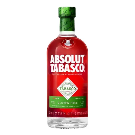 Vodka Absolut Tabasco 700ml Picante Cocktails