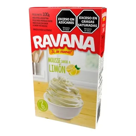 Postre Ravana Mousse Limón 100 Grs- Premezclas Dulces