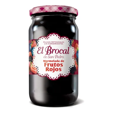 Dulce Artesanal De Frutos Rojos Sin Tacc - El Brocal - 420 G