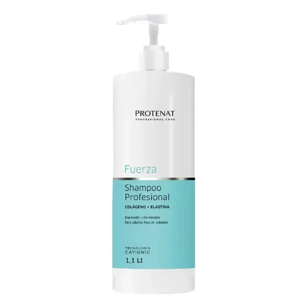 Shampoo Profesional Protenat Colágeno Elastina Fuerza 1,1lt