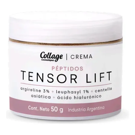 Crema Péptidos Tensor Lift Argireline3% Hialurónico Collage Madura Día/noche