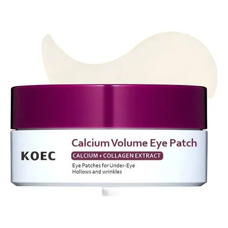 Koec Calcium Volume Eye Patch Calcium + Collagen Extract 60p Todo Tipo De Piel
