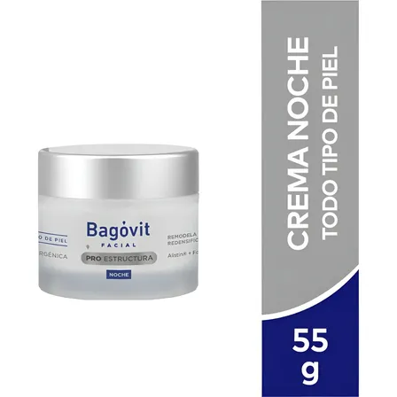 Bagovit Crema Facial Pro Estructura Noche Anti Edad X 55 Gr Todo tipo de piel