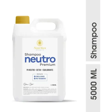 Shampoo Neutro 5 Litros Pre Tratamiento Alisado Keratina