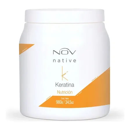 Baño De Crema Keratina Nov Reparador Capilar Dañados X 980g