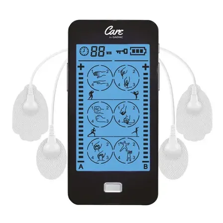 Electroestimulador Muscular Portatíl Gadnic Dos Canales Recargable