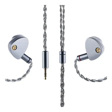 Auriculares In-ear Moondrop Aria 2 Hi-res Cerámicos Plateados