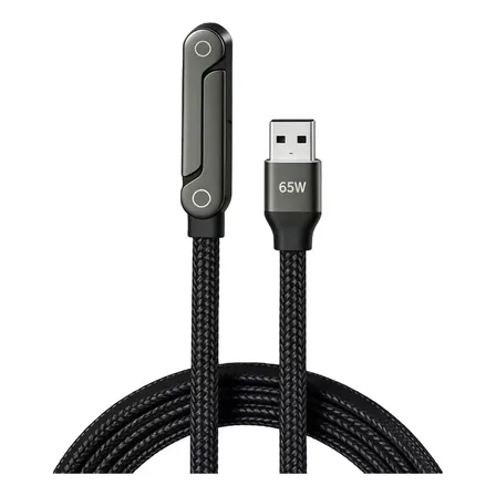 Cable Usb 2.0 A Tipo-c Carga Rápida 1.5m Soporte Plegable