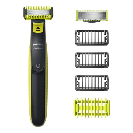 Afeitadora Philips Oneblade Qp2824/10 Para Cara Y Cuerpo Color Verde lima