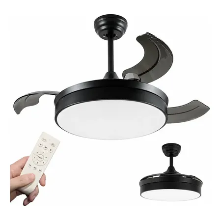 Ventilador de Techo Retráctil WINDSTYLE con Luz LED y Control Remoto