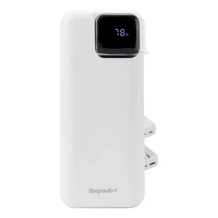 Cargador Portátil Power Bank Ecopower 22000 Mah Epc826 Blanco