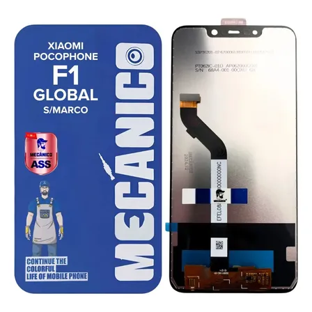 Modulo Compatible Xiaomi Pocophone F1 Poco Global Display Pantalla Tactil Touch Reemplazo Reparacion Servicio Tecnico Repuesto Recambio Calidad Premium Negro Robusto Universal Hd