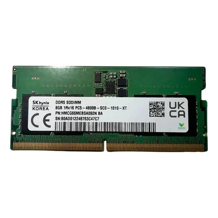 Memoria Ddr5 8gb 4800mhz Hynix Sodimm Oem