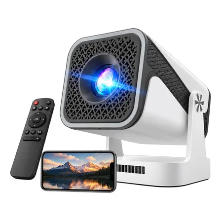 Proyector Hy360 Android 12 Hd 720p Wifi Bluetooth Blanco
