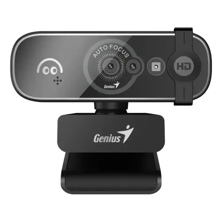 Cámara Web Webcam Genius Facecam Open Fhd Con Tapa Negro
