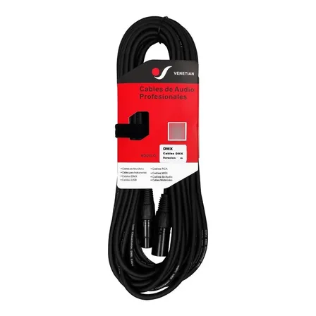 Venetian Dmx Cable 30 Metros 120 Ohm Iluminación Canon Xlr
