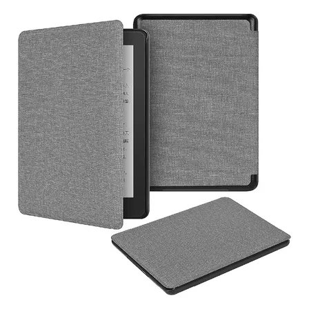 Funda Magnetica Para Kindle Ebook 6 Pulgadas Lector Digital Gris