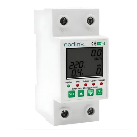 Disyuntor Protector Tensión Monofásico 63a Norlinksmart Wifi