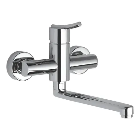 Griferia cocina monocomando FV 39 Libby 0406/39 cromo acabado cromado para pared
