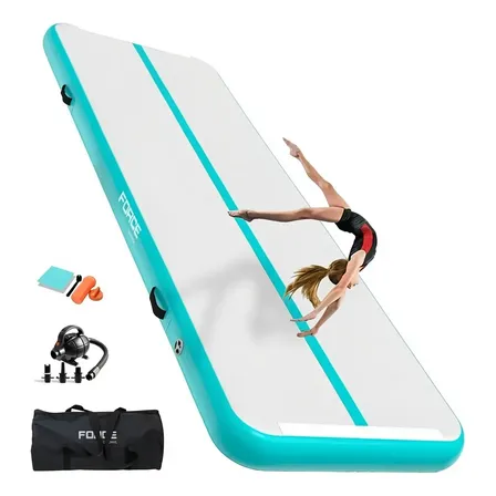 Colchoneta Gimnasia Inflable Force By Gadnic 3m Con Bomba