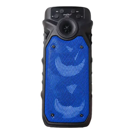 Parlante Portátil 3 X2 Gts-1560 Bluetooth Rgb Bajos Fuertes Azul