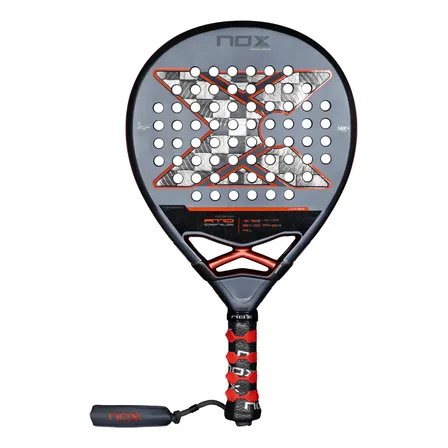 Paleta De Padel Nox At10 Genius 18k Alum 2025 Agustín Tapia Color Gris oscuro