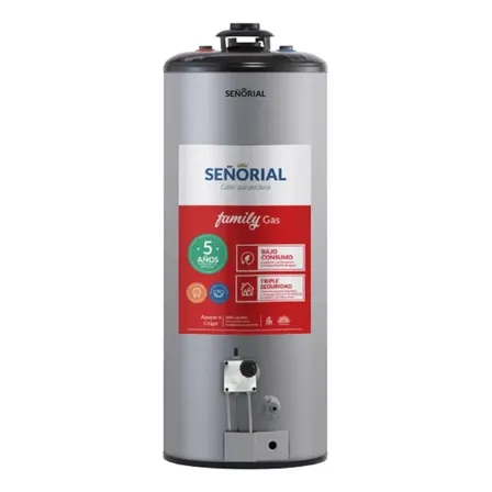 Termotanque a Gas Multigas Señorial 85 L TTS-85 Gris