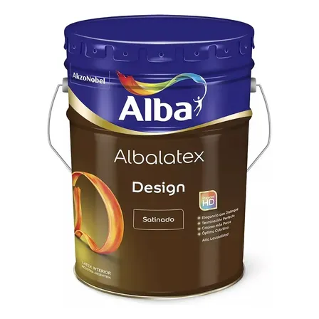 Pintura Látex Interior Alba Albalatex Satinado Blanco 20L
