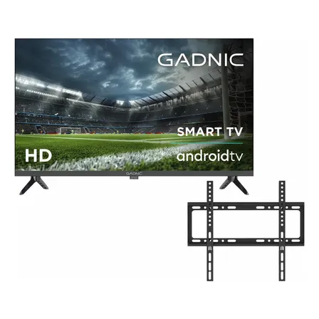Smart Tv Gadnic 32 Pulgadas Hd Android Tv Con Soporte