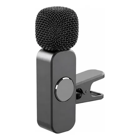 Micrófono K9 Bluetooth Usb-c Con Cancelación De Ruido Negro