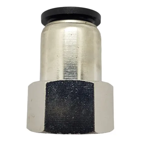 Conector Recto Neumático Rosca Hembra 1/2 X Tubo 12mm